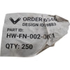 Pack of 250 NEW Vention HW-FN-002-0001 M8 Drop-in Spring Loaded T-Nut Zinc Plated