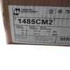 NEW Hammond Manufacturing 1485CM2 NEMA 12 Lay-In Wireway 2 Inch Nipple Gray
