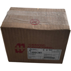 NEW Hammond Manufacturing 1485CM1 NEMA 12 Lay-In Wireway 1 Inch Nipple Gray