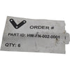 Pack of 6 NEW Vention HW-FN-002-0001 M8 Drop-in Spring Loaded T-Nut Zinc Plated