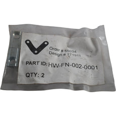 Pack of 2 NEW Vention HW-FN-002-0001 M8 Drop-in Spring Loaded T-Nut Zinc Plated