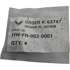 Pack of 4 NEW Vention HW-FN-002-0001 M8 Drop-in Spring Loaded T-Nut Zinc Plated
