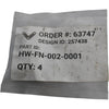 Pack of 4 NEW Vention HW-FN-002-0001 M8 Drop-in Spring Loaded T-Nut Zinc Plated