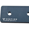 NEW Vention ST-GP-001-0016 R1.2 1x2 Hole Aluminum Assembly Plate Dark Blue