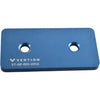 Lot of 4 Vention ST-GP-001-0016 1x2 Hole Aluminum Assembly Plate Blue