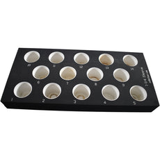 Colletizer 1-1/4 Sleeve 14 Slot CNC Tooling Organizer Storage Block Black