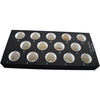 Colletizer 1-1/4 Sleeve 14 Slot CNC Tooling Organizer Storage Block Black