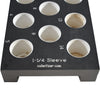 Colletizer 1-1/4 Sleeve 14 Slot CNC Tooling Organizer Storage Block Black