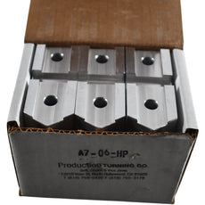 NEW Production Turning Co A7-06-HP Aluminum Soft Jaws Set for 6'' Lathe Chuck