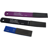 Lot of 3 EZE-LAP Diamond Hone & Stone Sharpener Set Coarse Medium Super Fine USA