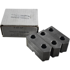 NEW Production Turning Co 7-06-SP Steel Soft Jaws Set for 6'' Lathe Chuck