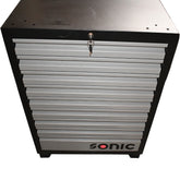 Sonic Tools MSS 26 Cabinet Frame 47280 8 Drawer Tool Storage Gray Black