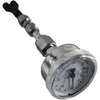 WIKA 316L Stainless Steel Vacuum Pressure Gauge 30 inHg to 100 PSI Grade A