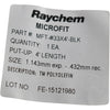 NEW Raychem Microfit MFT-#33X4'-BLK Black Polyolefin Heat Shrink Tubing 4ft