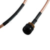 NEW Pasternack PE3M0002-48 BNC Male to N Male MIL-DTL-17 48 Inch