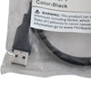 NEW Qualtek 3025030-03 USB A to Micro B 2.0 Cable 3FT Black