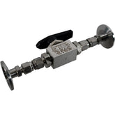 Swagelok SS-4SKPS4 Ball Valve 316 Stainless 6000 PSIG NW16 KF Vacuum Flange