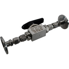 Swagelok SS-4SKPS4 Ball Valve 316 Stainless 6000 PSIG NW16 KF Vacuum Flange