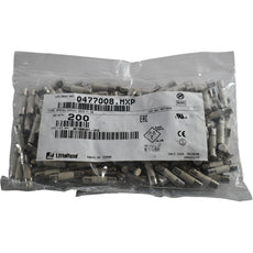 Pack of 200 NEW Littelfuse 0477008.MXP Ceramic Fuse 500VAC 400VDC 5x20mm TL 8A