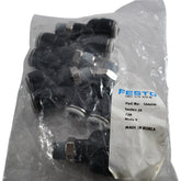 Pack of 5 NEW Festo 564696 QBY-1/4-3/8-U Push-In Y-Fitting 1/4 NPT Male to 3/8 Tube