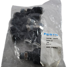 Pack of 5 NEW Festo 564696 QBY-1/4-3/8-U Push-In Y-Fitting 1/4 NPT Male to 3/8 Tube