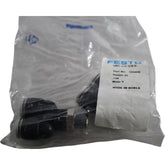Pack of 2 NEW Festo 564696 QBY-1/4-3/8-U Push-In Y-Fitting 1/4 NPT Male to 3/8 Tube