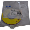 NEW Eaton HT8RP79 Round Emergency Stop 70mm Yellow Legend Plate HT800 30mm