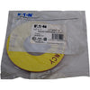 NEW Eaton HT8RP79 Round Emergency Stop 70mm Yellow Legend Plate HT800 30mm