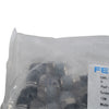 Pack of 10 NEW Festo QBL-1/4-3/16-U Push-In L-Fitting 533294 1/4 NPT 3/16 Tube