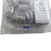Pack of 10 NEW Festo QB-3/8-1/2-I-U 572325 Push-In Fitting 3/8 NPT 1/2 Tube
