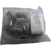 Pack of 10 NEW Festo QB-3/8-1/2-I-U 572325 Push-In Fitting 3/8 NPT 1/2 Tube