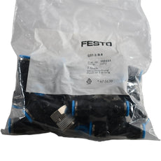 Pack of 10 NEW Festo QST-3/8-8 153111 Push-In T-Fitting R3/8 Thread 8mm