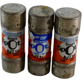 Lot of 3 Ferraz Shawmut AJT10 Smart Spot 600VAC 10A Class J Time Delay Fuses