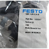 Pack of 5 NEW Festo QBT-3/8-1/4-U 533317 Male Branch Tee 3/8 NPT to 1/4 Fittings