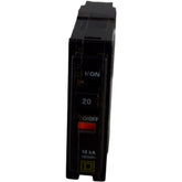 Square D QO120 QO 20 Amp Single Pole Plug On Miniature Circuit Breaker 120 240V