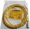 NEW Turck RK 4.4T-5/S618/S3090 M12 Eurofast Female to Bare End 5m Yellow Cable