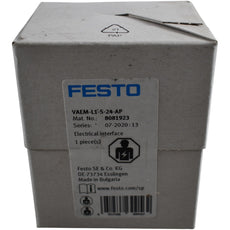 NEW Festo VAEM-L1-S-24-AP 8081923 VTUG Series Electrical Interface 24V DC