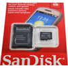 NEW SanDisk 8GB MicroSDHC Memory Card SDSDQM-008G-B35A Class 4 with SD Adapter