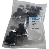 Pack of 5 NEW Festo QBY-1/2-3/8-U 564704 Male Y Push-In Pneumatic Fitting