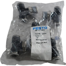 Pack of 5 NEW Festo QBT-1/2-3/8-U 533321 Male Branch Tee Pneumatic Fitting