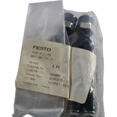 Pack of 3 NEW Festo QBY-3/8-1/4-U 564698 Male Y Push-In Pneumatic Fitting