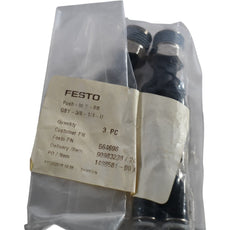 Pack of 3 NEW Festo QBY-3/8-1/4-U 564698 Male Y Push-In Pneumatic Fitting