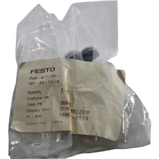 Pack of 2 NEW Festo QBY-3/8-1/4-U 564698 Male Y Push-In Pneumatic Fitting