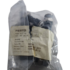 Pack of 5 NEW Festo QBY-3/8-1/4-U 564698 Male Y Push-In Pneumatic Fitting