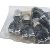 Pack of 5 NEW Festo QBY-3/8-1/4-U 564698 Male Y Push-In Pneumatic Fitting