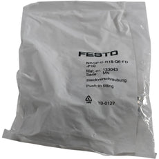 Pack of 10 NEW Festo NPQP-D-R18-Q6-FD-P10 133043 Push-In Fitting 1/8 R 6mm
