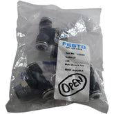 Pack of 4 NEW Festo QBT-3/8-3/8-U 533319 Male Branch Tee Push-In Fitting 3/8 NPT