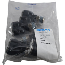 Pack of 5 NEW Festo QBY-3/8-3/8-U 564701 Male Y Push-In Pneumatic Fitting 3/8 NPT