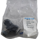 NEW Festo QBT-3/8-1/2-U 533320 Male Branch Tee Push-In Pneumatic Fitting 1/2 NPT