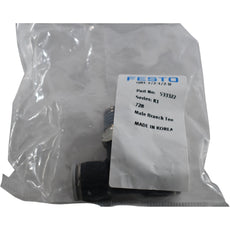 NEW Festo QBT-1/2-1/2-U 533322 Male Branch Tee Push-In Pneumatic Fitting 1/2 NPT